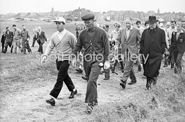 Gary Player South Africa & Arnold Palmer USA Old Course St Andrews 