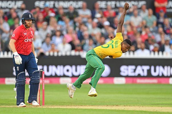 Kagiso Rabada South Africa fast bowler v England T20 Bristol 2022