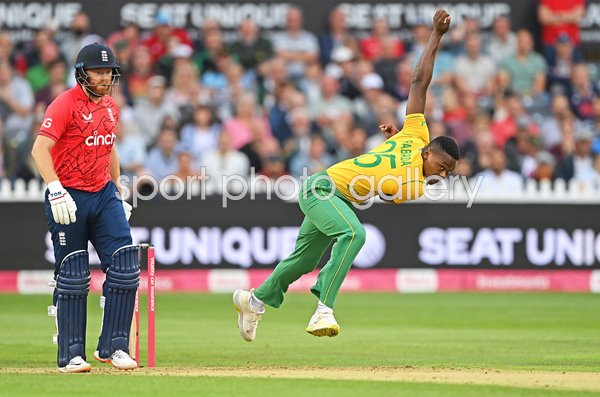 Kagiso Rabada South Africa fast bowler v England T20 Bristol 2022