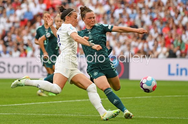 Lucy Bronze England v Marina Hegering Germany Women's EURO Final 2022