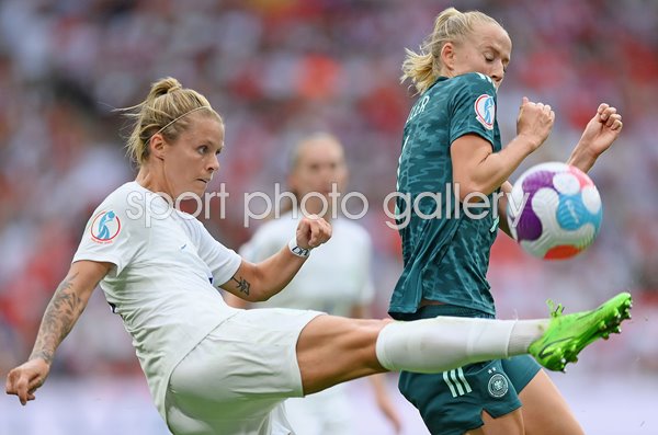 Rachel Daly England v Lea Schuller Germany Women's Euro Final 2022