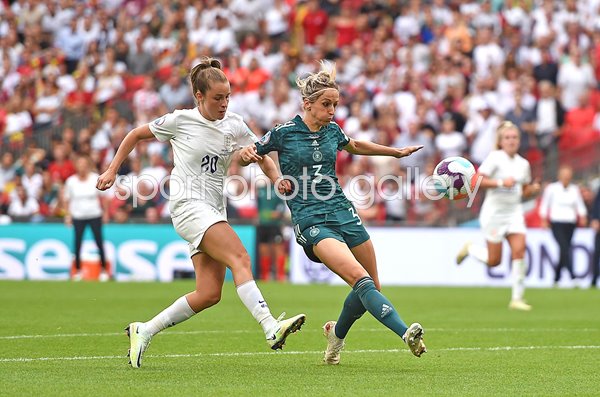 Ella Tonne England scores v Germany Women's EURO Final 2022