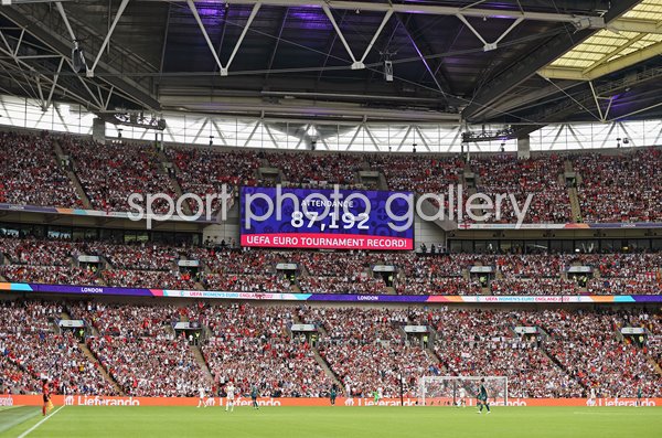 Record Crowd England v Germany Women's EURO Final Wembley 2022