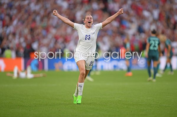 Alessia Russo England celebrates v Germany Women's EURO Final 2022