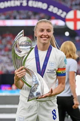 Leah Williamson England winning captain v Germany Women's EURO 2022