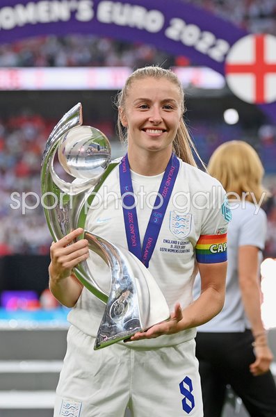 Leah Williamson England winning captain v Germany Women's EURO 2022