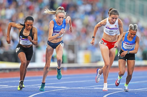 Liz McColgan Scotland Start Line 10,000m Commonwealth Games 2022