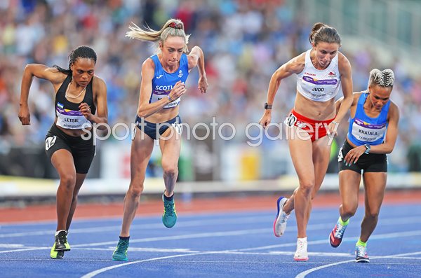 Liz McColgan Scotland Start Line 10,000m Commonwealth Games 2022