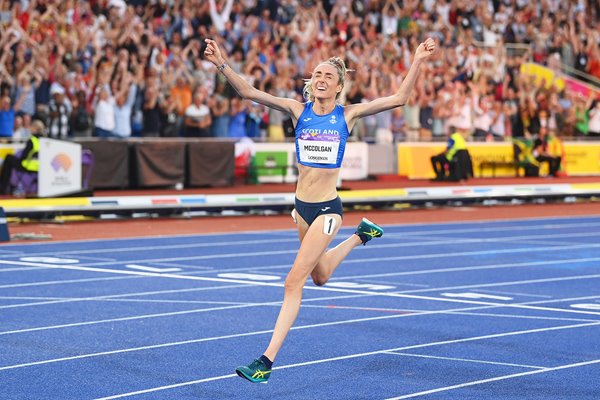 Liz McColgan Scotland Finish Line 10,000m Commonwealth Games 2022