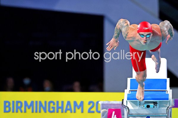 Adam Peaty England Starting Blocks Commonwealth Games 2022