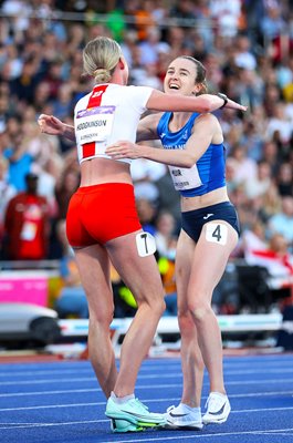 Keely Hodgkinson England & Laura Muir Scotland 800m Final Commonwealth Games 2022