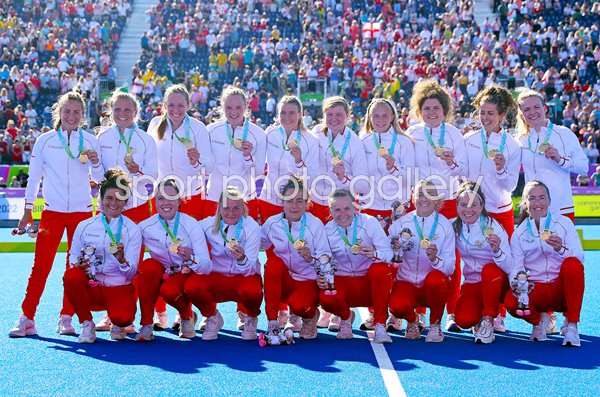 England Women's Hockey Gold Commonwealth Games Birmingham 2022