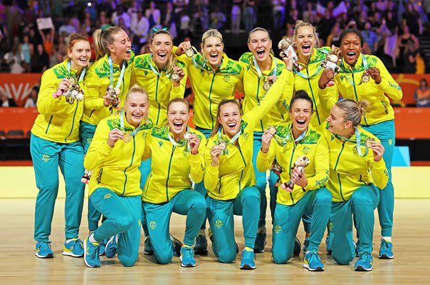 Australia Netball Gold Medallists Commonwealth Games Birmingham 2022
