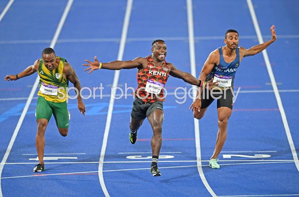Ferdinand Omanyala Kenya wins 100m Final Commonwealth Games 2022