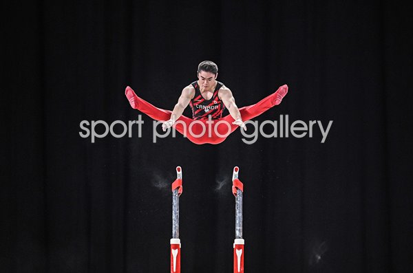 Chris Kaji Canada parallel bars Gymnastics Commonwealth Games 2022