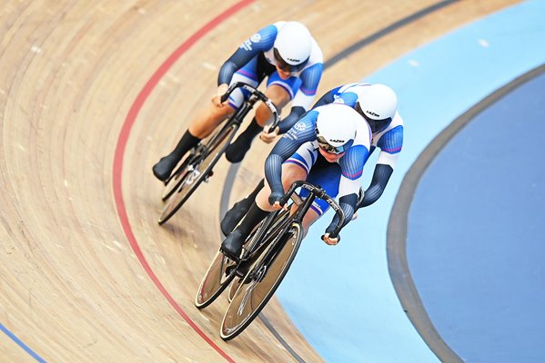 Scotland Women's Team Sprint Qualifying Track Cycling Commonwealth Games 2022