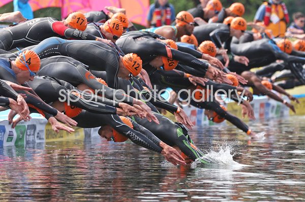 Men's Individual Sprint Distance Triathlon Final Start Commonwealth Games 2022