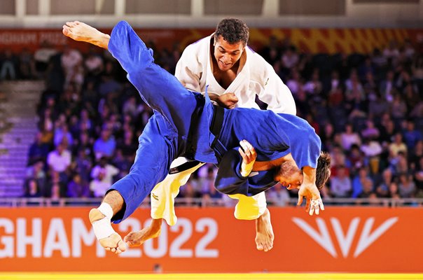 Faye Njie Gambia v Dato Matsoukatov Cyprus Judo Commonwealth Games 2022