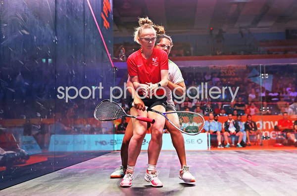 Emily Whitlock Wales v Dipika Pallikal Karthik India Squash Commonwealth Games 2022