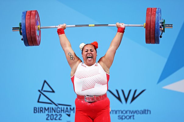 Emily Campbell England Weightlifting Commonwealth Games 2022