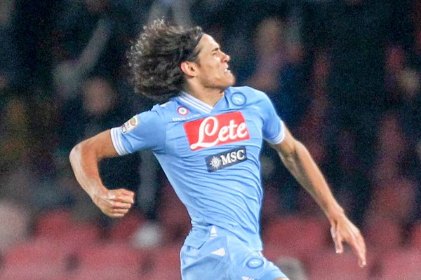 Edinson Cavani - SSC Napoli v AS Roma