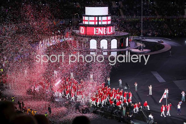 England team Opening Ceremony Commonwealth Games 2022