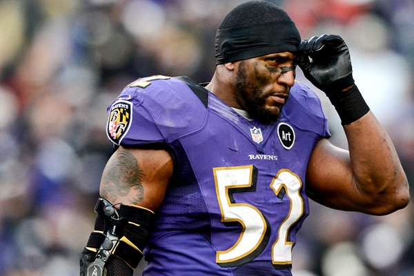 Ray Lewis Baltimore Ravens v Indianopolis Colts 2013