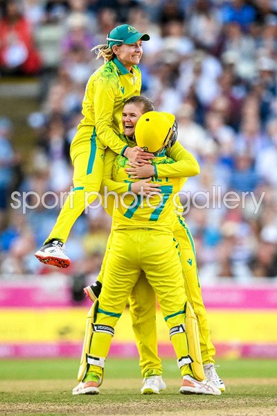 Jess Jonassen Australia celebrates Cricket Gold Commonwealth Games 2022