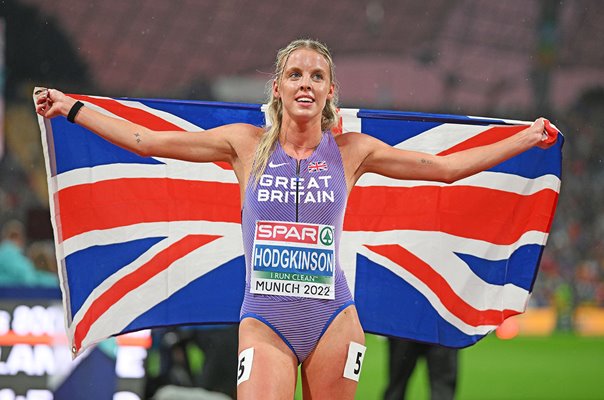 Keely Hodgkinson Great Britain European 800m Champion Munich 2022