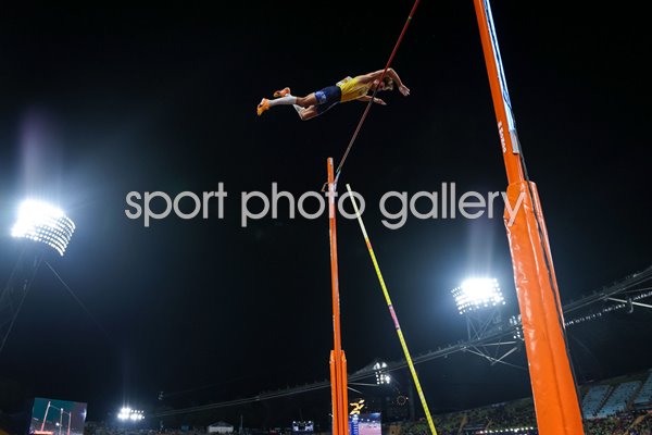 Armand Duplantis Sweden clears the bar Pole Vault European Athletics 2022