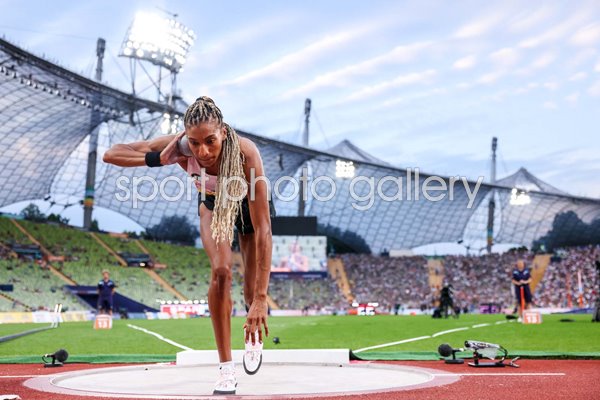 Nafissatou Thiam Belgium Shot Put Heptathlon European Athletics Munich 2022