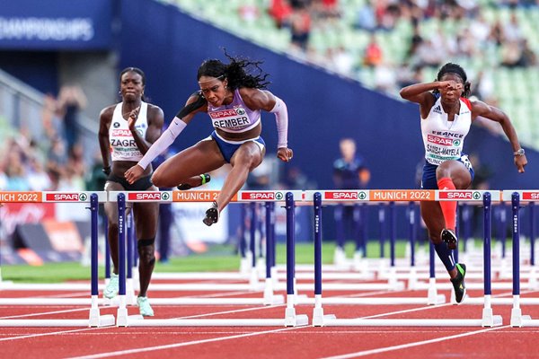 Cindy Sember Great Britain 100m Hurdles European Athletics Munich 2022