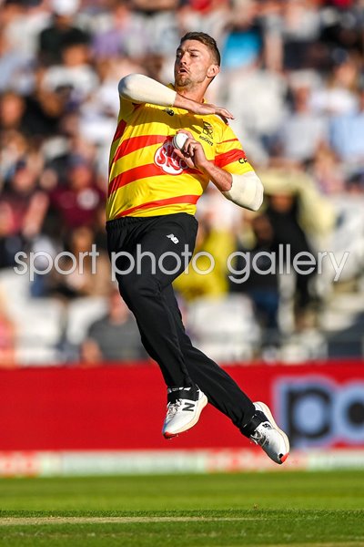 Daniel Sams Trent Rockets bowls v Northern Superchargers The Hundred 2022
