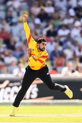 Tabraiz Shamsi Trent Rockets v Manchester Originals Old Trafford The Hundred 2022