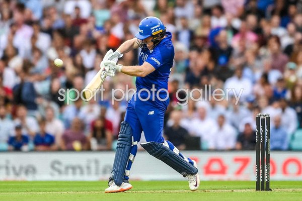 Eoin Morgan London Spirit bats v Oval Invincibles The Hundred 2022