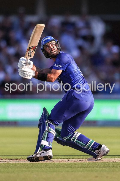 Glenn Maxwell London Spirit bats v Manchester Originals The Hundred 2022