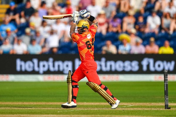 Matthew Wade Birmingham Phoenix bats v Welsh Fire The Hundred 2022