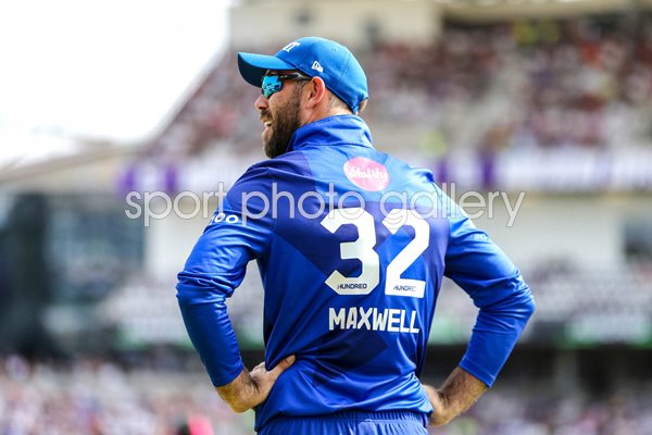 Glenn Maxwell London Spirit v Northern Superchargers The Hundred 2022