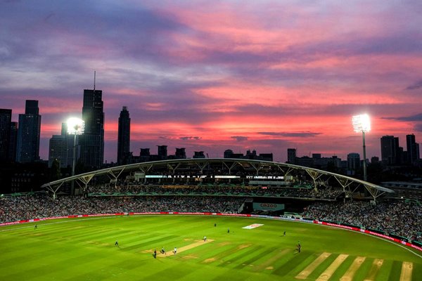 Kia Oval Sunset Oval Invincibles v Southern Brave The Hundred 2022