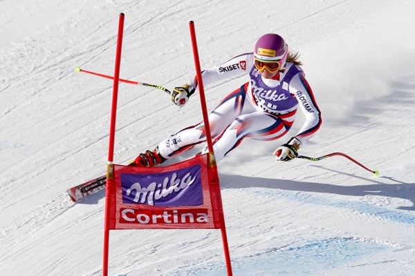 Chemmy Alcott Downhill World Cup Italy 2013