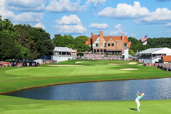 Rory McIlroy 18th Hole FInal Round Tour Championship East Lake 2022