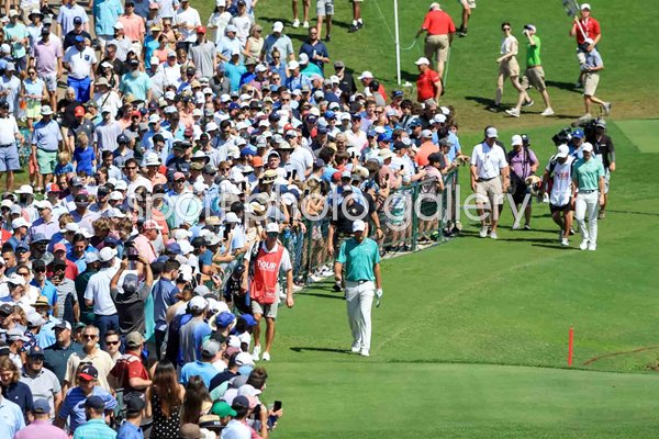 Scottie Scheffler USA & Rory McIlroy Tour Championship East Lake 2022