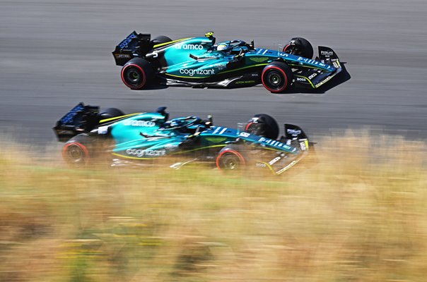 Sebastian Vettel & Lance Stroll Aston Martin Netherlands Grand Prix 2022