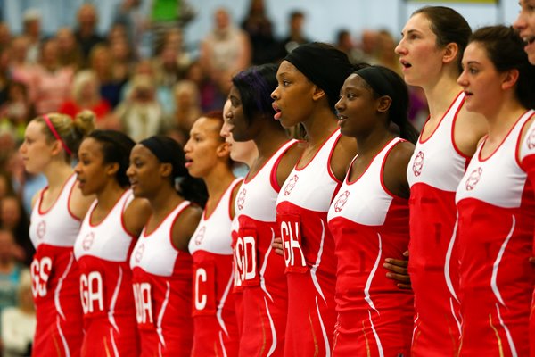 England Netball team beat v Australia 2013