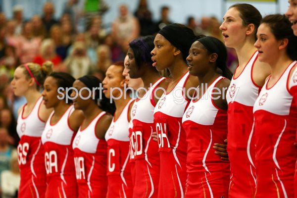 England Netball team beat v Australia 2013