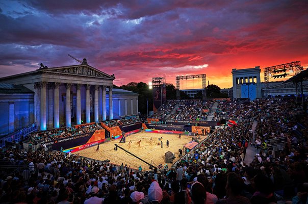 Beach Volleyball Koenigsplatz European Championships Munich 2022