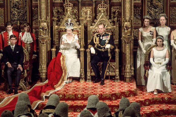 Queen Elizabeth II & Duke of Edinburgh State Opening of Parliament 1967