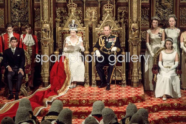 Queen Elizabeth II & Duke of Edinburgh State Opening of Parliament 1967