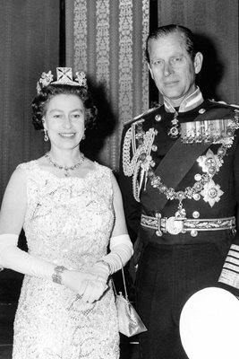 Queen Elizabeth II and Prince Philip Silver Wedding anniversary 1972