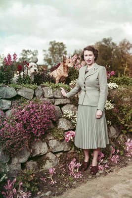 Queen Elizabeth II Balmoral Castle Scotland September 1952